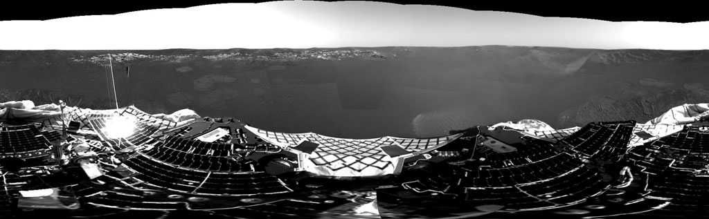 MER Opportunity Landing Site 2004