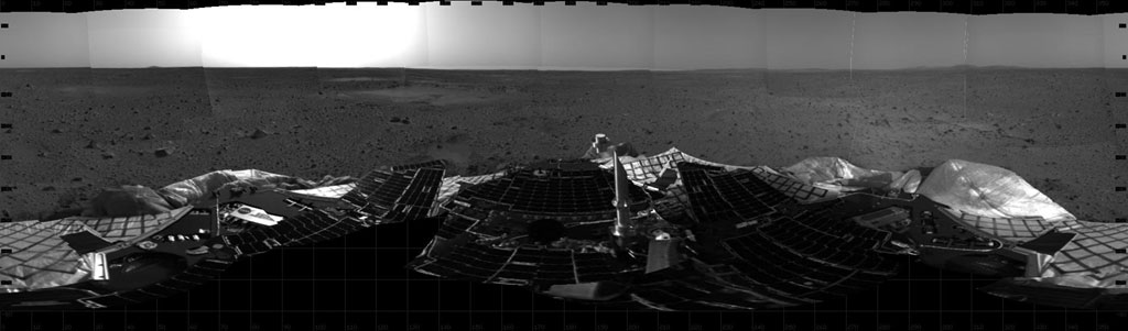 MER Spirit Landing Site 2004
